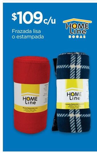 Chedraui Frazada lisa o estampada oferta