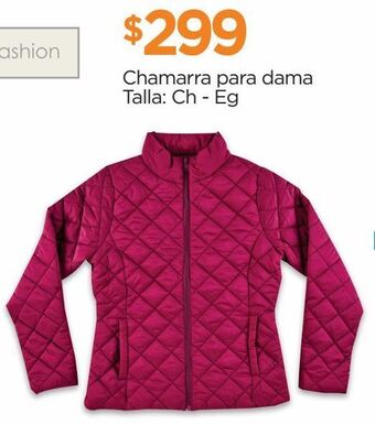 Chamarra para dama talla: ch - eg