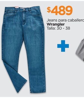 Chedraui Jeans para caballero wrangler talla: 30 - 38 oferta