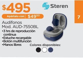 Chedraui Audífonos steren oferta