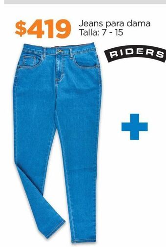 Chedraui Jeans para dama talla: 7 - 15 oferta