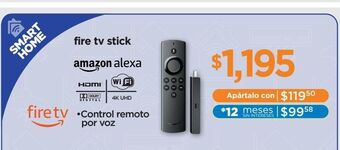 Chedraui Fire tv amazon stick control por voz alexa oferta