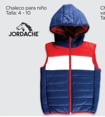 Chedraui JORDACHE Chaleco para niño Talla: 4 - 10 oferta