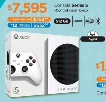 Chedraui Consola Series S • Control inalámbrico oferta