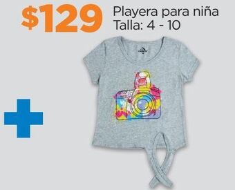Chedraui Playera para niña oferta