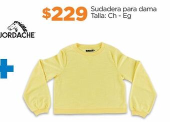 Chedraui Sudadera para dama jordache oferta