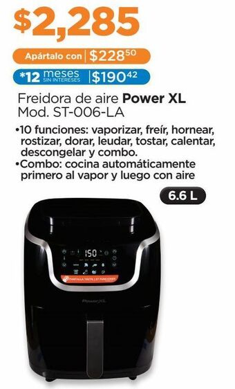 Chedraui Freidora de aire power xl oferta