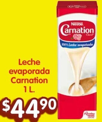 Soriana Súper Leche evaporada Carnation 1 L. oferta