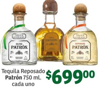 Patrón Tequila Reposado 750 ml.