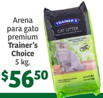Soriana Súper Trainer's Choice Arena para gato premium 5 kg. oferta