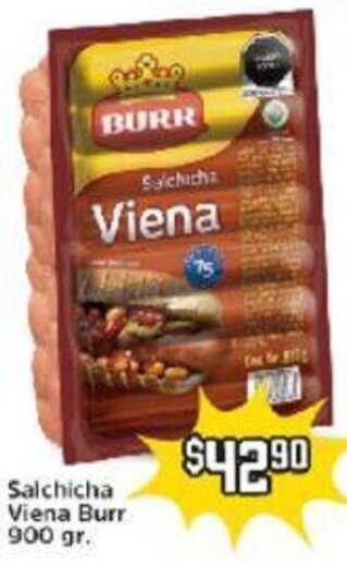 Calimax Salchicha Viena Burr 900 gr. oferta
