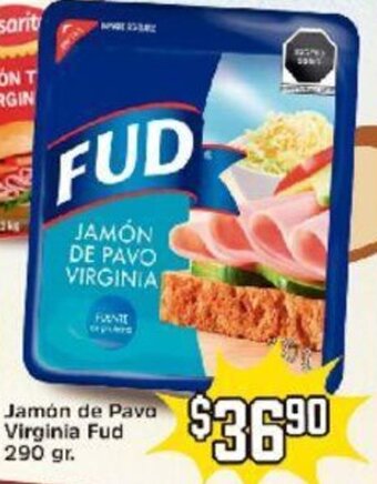 Jamón de Pavo Virginia Fud 290 gr.