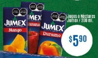 Jugos o Nectares Jumex / 200 ml.