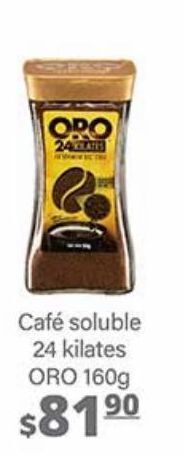 Café soluble 24 kilates oro 160g