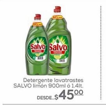 Fresko Detergente lavatrastes salvo limón 900ml ó 1.4l oferta
