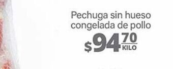 Pechuga sin hueso congelada de pollo kilo