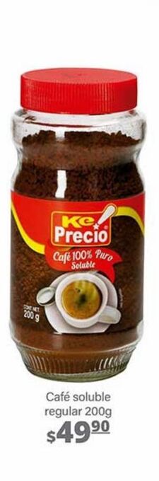 La Comer Café soluble regular 200g oferta