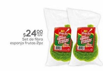 Fresko Set de fibra esponja frutas ke precio 2pz oferta