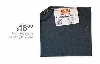 Franela para auto 58x58cm