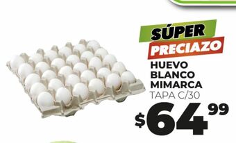 Merco Huevo blanco mimarca tapa c/30 oferta