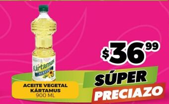 Aceite vegetal kartamus 900 ml