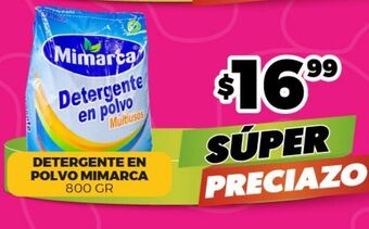 Merco Detergente en polvo mimarca 800 gr oferta
