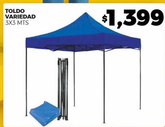 Toldo variedad 3x3 mts