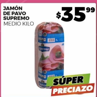 Merco Jamón de pavo supremo medio kilo oferta