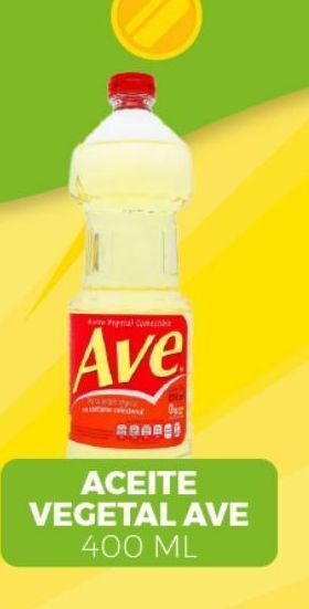 Aceite ave vegetal 400 ml