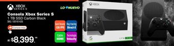 RadioShack Consola xbox series s 1tb ssd carbon black preventa oferta