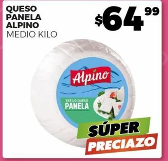Merco Queso panela alpino medio kilo oferta