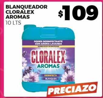 Merco Blanqueador cloralex aromas 10l oferta
