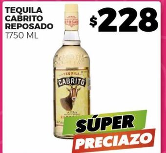 Tequila cabrito reposado 1750ml