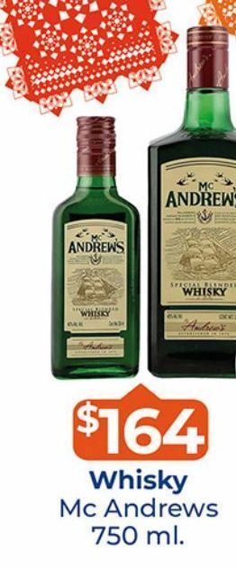 Tiendas Neto Whisky mc andrews 750ml oferta