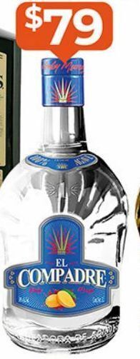 Licor de agave el compadre baby mango