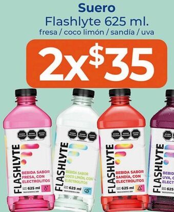 Suero flashlyte 625ml x 3