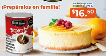 Tiendas Neto Leche evaporada best choice 378g oferta