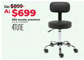 Silla escolar premium