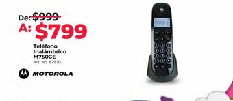 Teléfono inalámbrico motorola