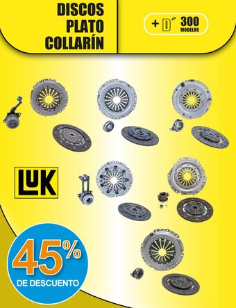 Refaccionaria California DISCOS PLATO COLLARÍN oferta