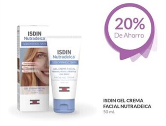 Farmacias Guadalajara ISDIN GEL CREMA FACIAL NUTRADEICA 50ml oferta