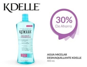 Farmacias Guadalajara AGUA MICELAR DESMAQUILLANTE KDELLE 400 ml oferta
