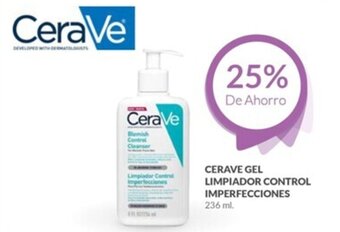 Farmacias Guadalajara CERAVE GEL LIMPIADOR CONTROL IMPERFECCIONES 236ml oferta