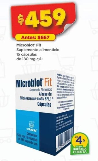 Microbiot Fit 180mg