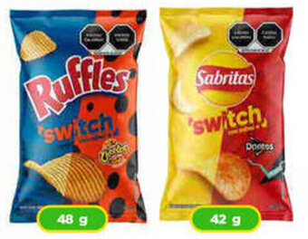 Bodega Aurrerá Sabritas/Ruffles Switch 48g/42g oferta