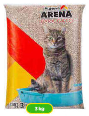 Bodega Aurrerá ARENA PARA GATO 3 kg oferta