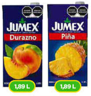 Bodega Aurrerá JUMEX Durazno/Piña 1,89L oferta