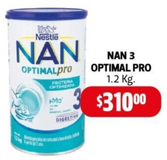 Farmacias Guadalajara NAN 3 OPTIMAL PRO 1.2 Kg oferta