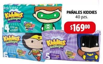 Farmacias Guadalajara PAÑALES KIDDIES 40 pzs oferta