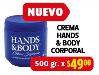CREMA HANDS & BODY CORPORAL 500 gr.